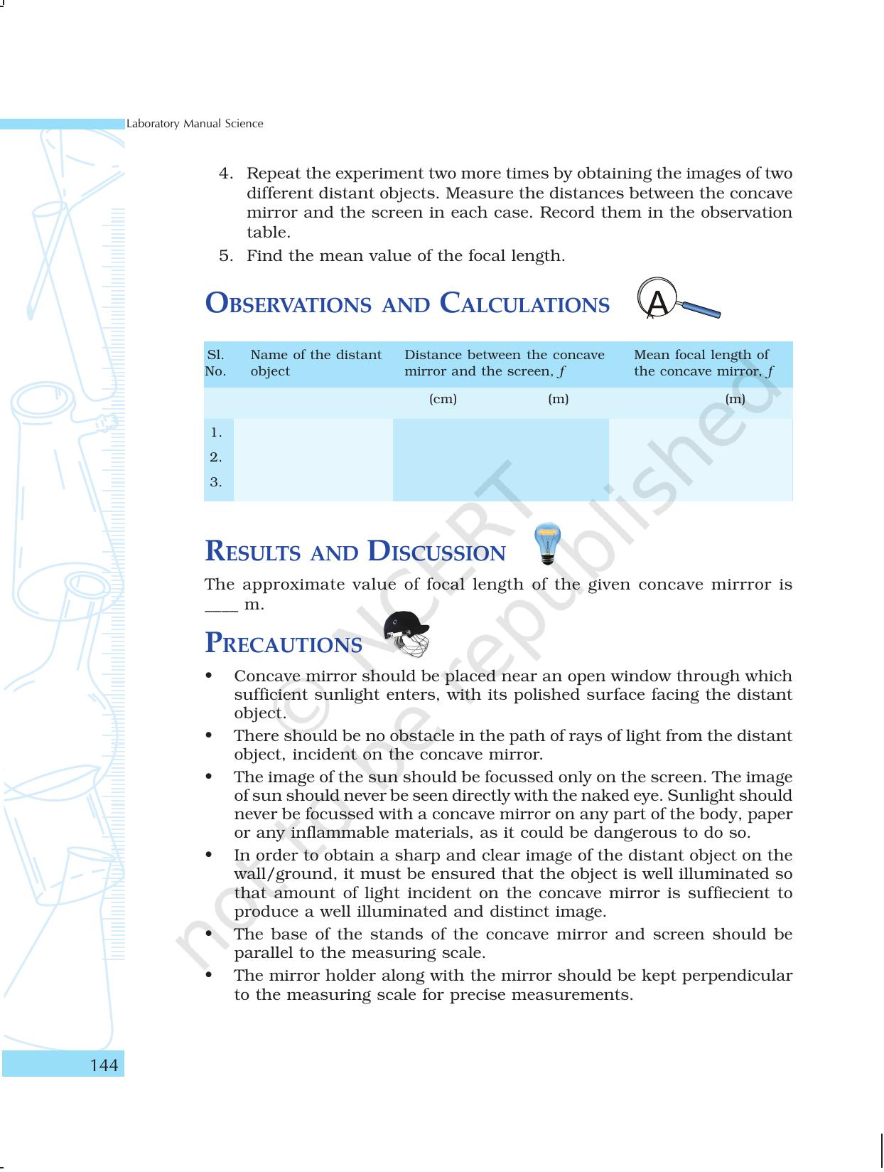 NCERT Laboratory Manuals for Class X Science - The Natural Phenomenon - Page 13