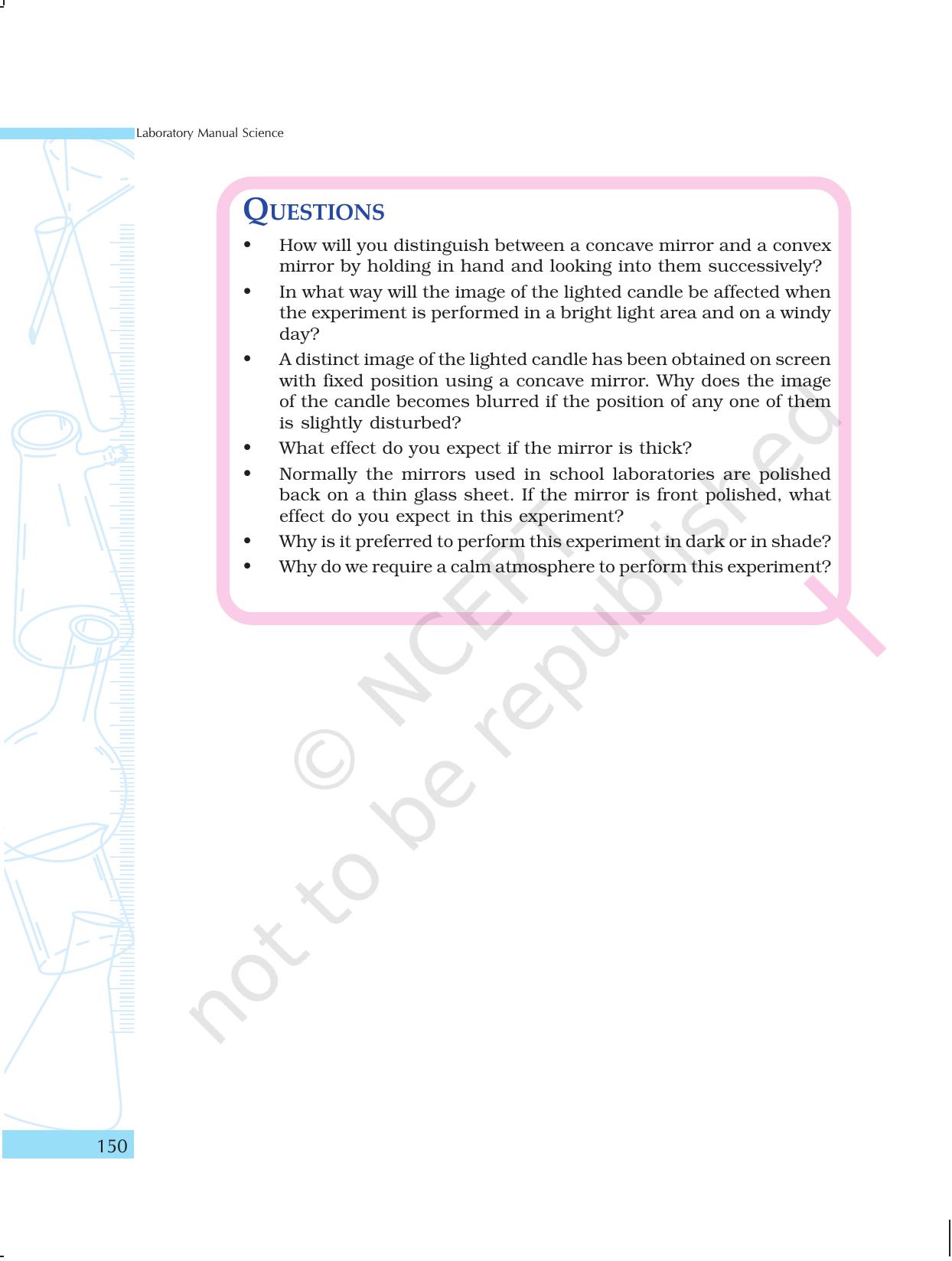 NCERT Laboratory Manuals for Class X Science - The Natural Phenomenon - Page 19