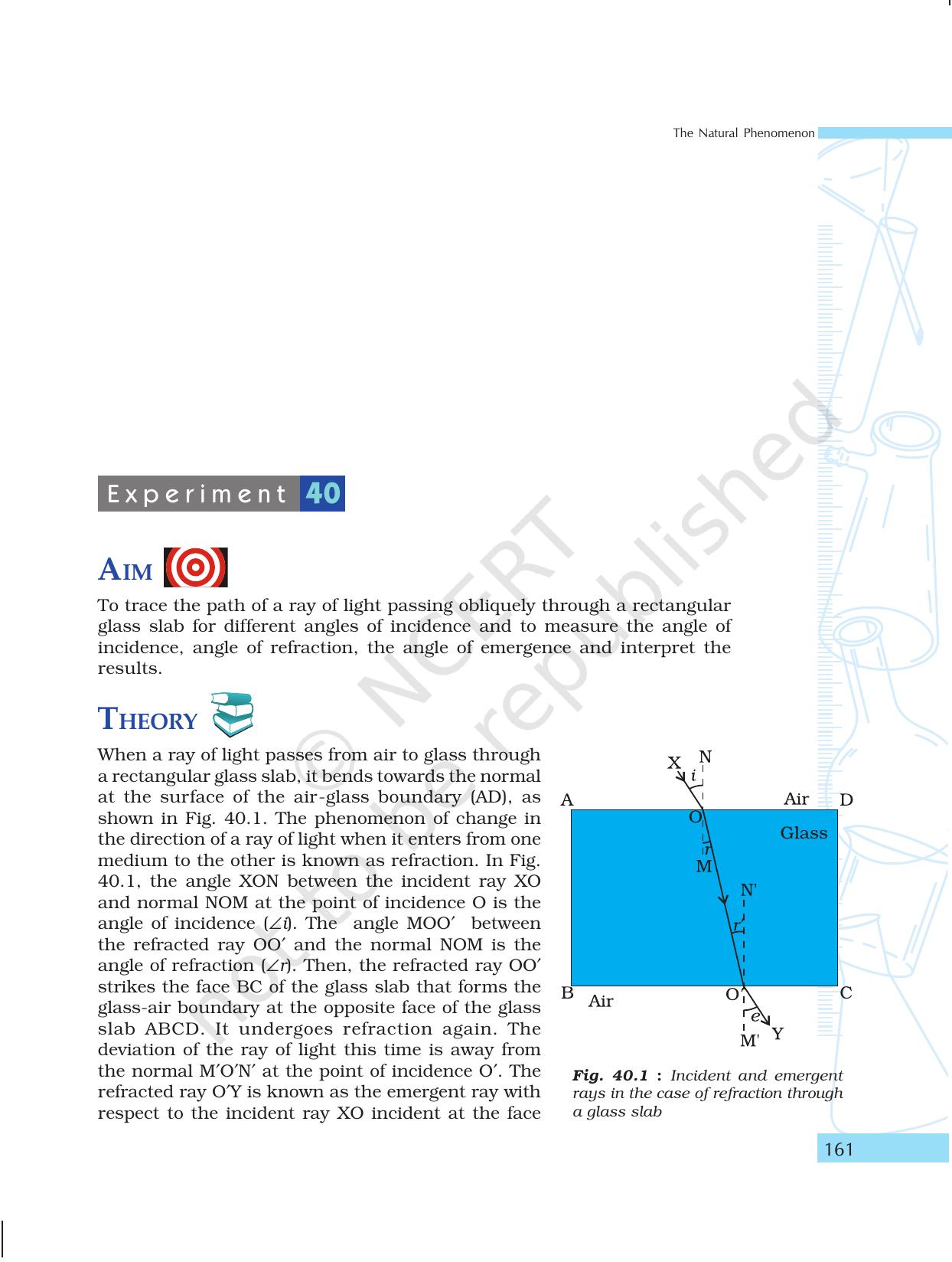 NCERT Laboratory Manuals for Class X Science - The Natural Phenomenon - Page 30
