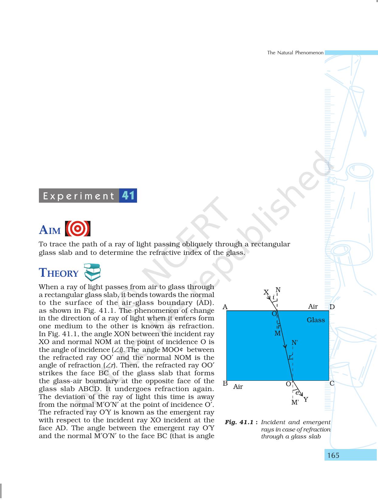 NCERT Laboratory Manuals for Class X Science - The Natural Phenomenon - Page 34