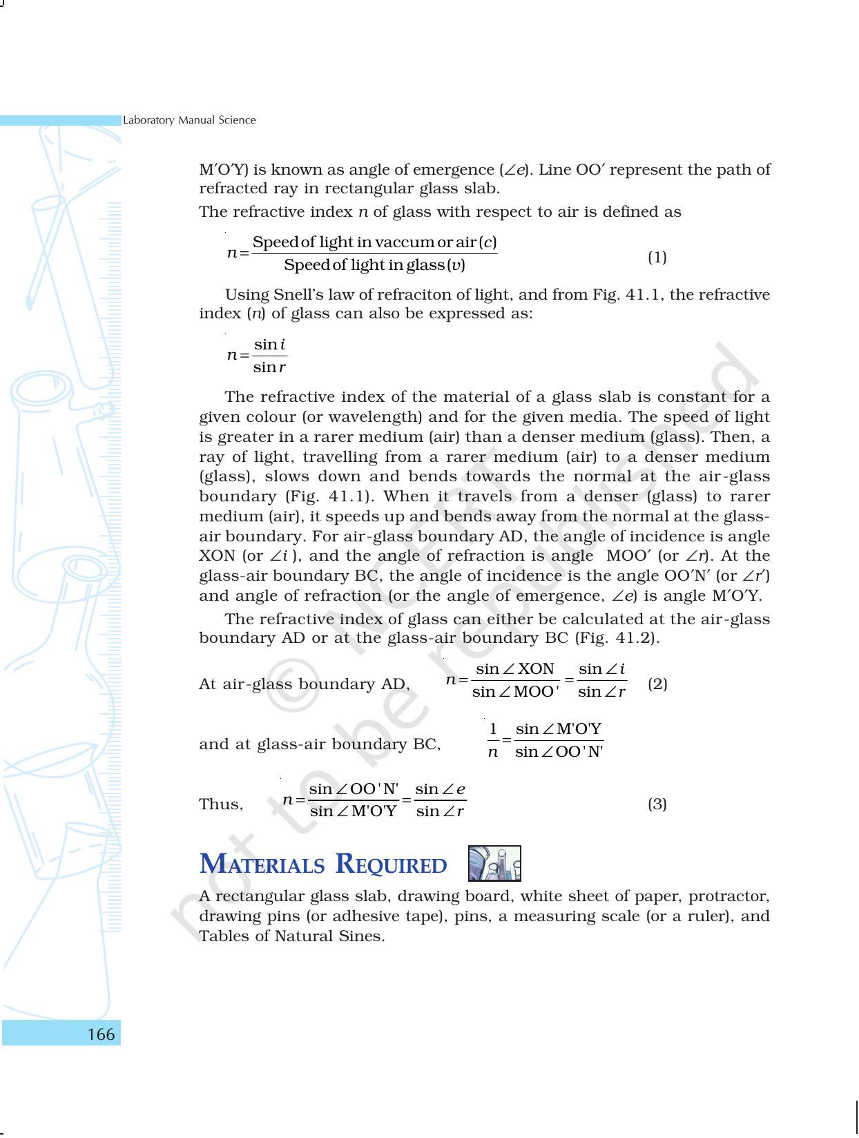 NCERT Laboratory Manuals for Class X Science - The Natural Phenomenon - Page 35