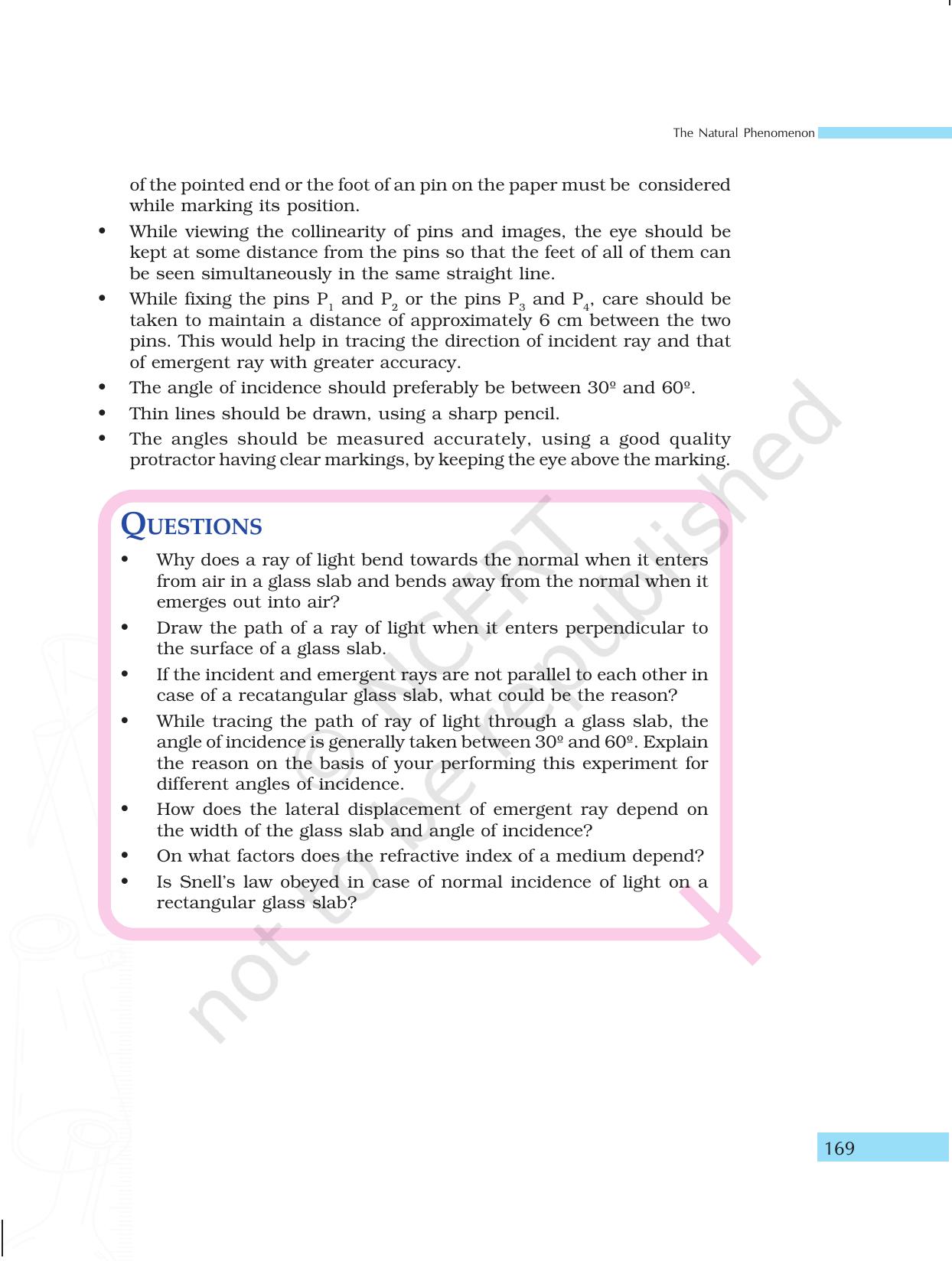 NCERT Laboratory Manuals for Class X Science - The Natural Phenomenon - Page 38