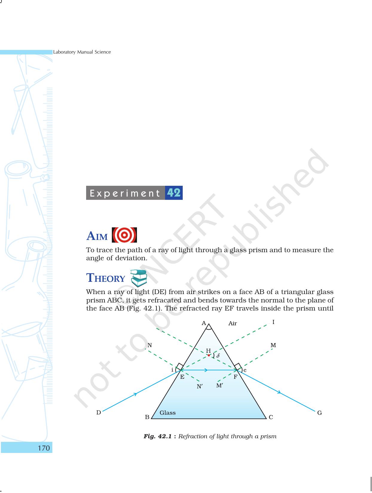 NCERT Laboratory Manuals for Class X Science - The Natural Phenomenon - Page 39