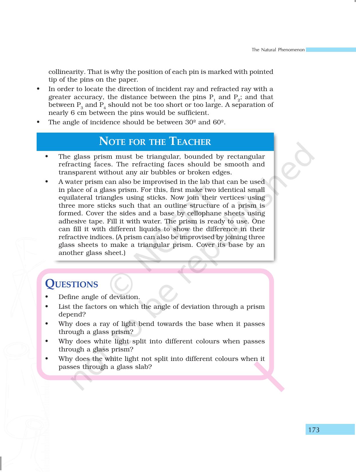 NCERT Laboratory Manuals for Class X Science - The Natural Phenomenon - Page 42