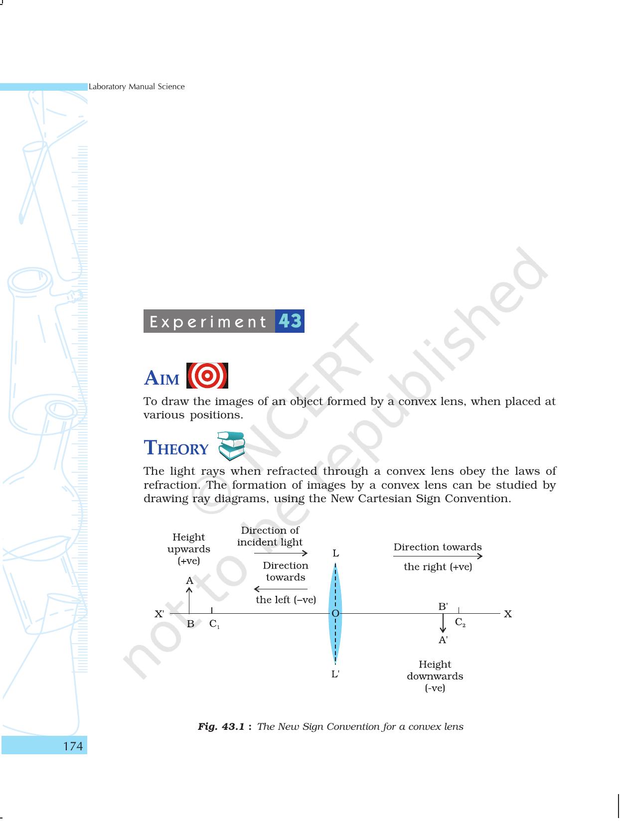 NCERT Laboratory Manuals for Class X Science - The Natural Phenomenon - Page 43