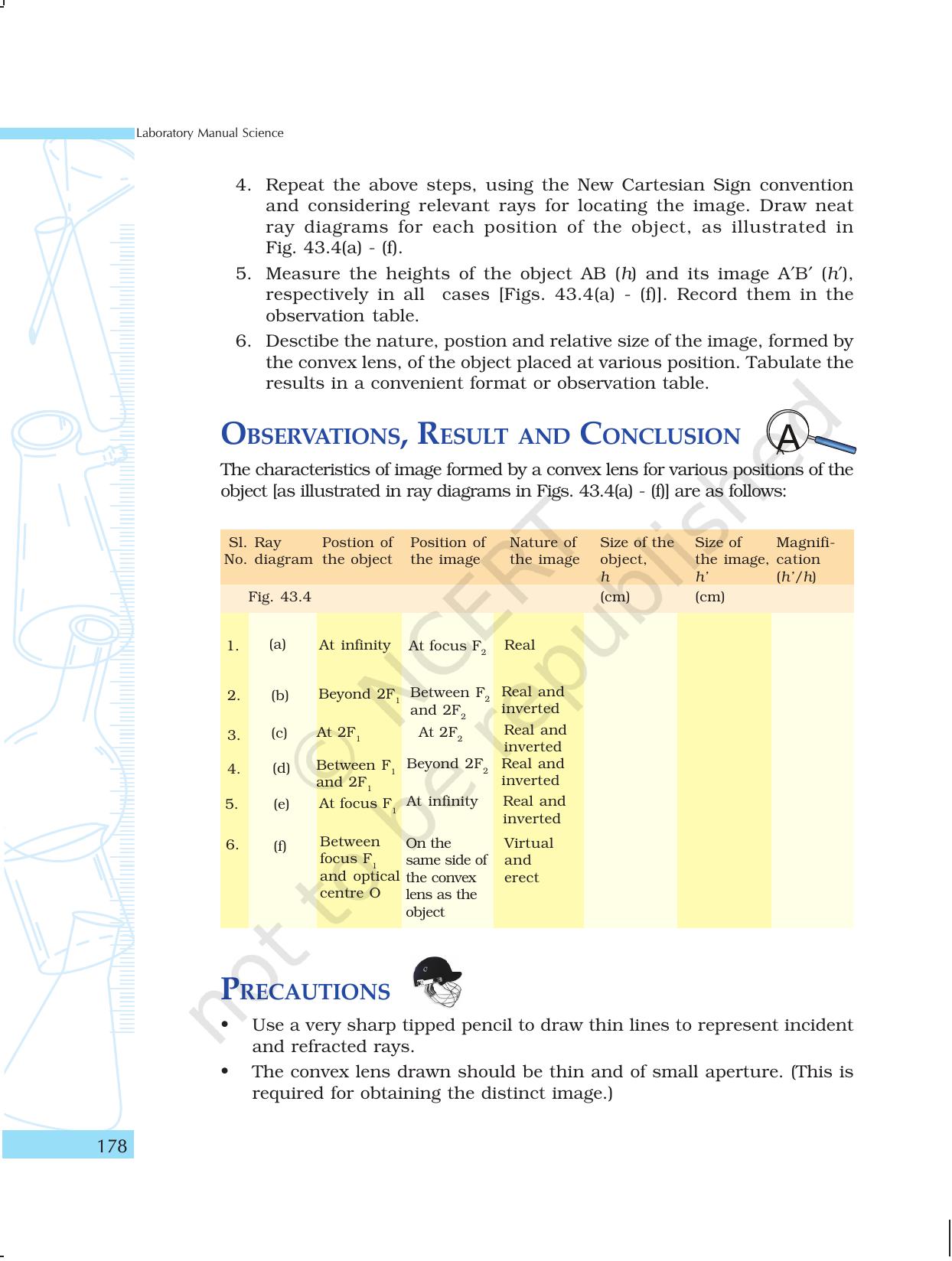 NCERT Laboratory Manuals for Class X Science - The Natural Phenomenon - Page 47
