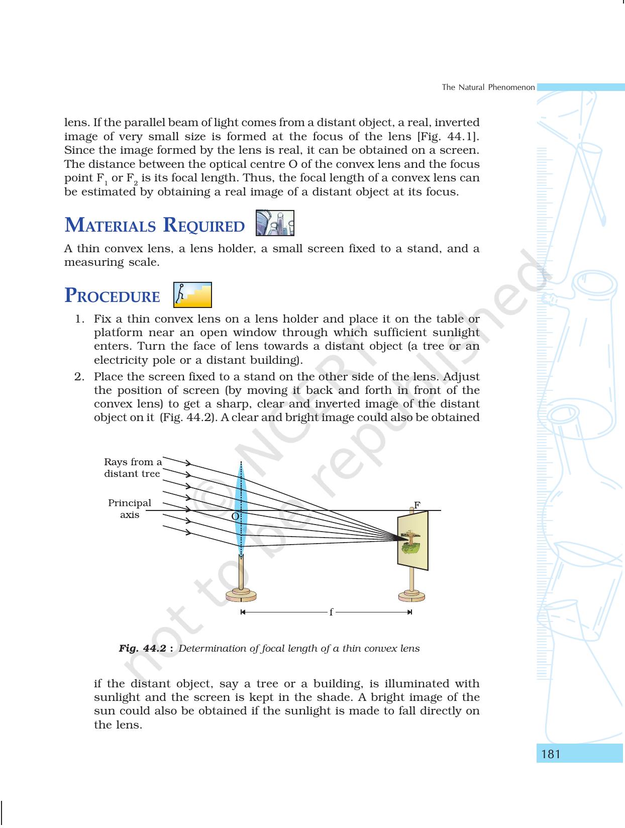 NCERT Laboratory Manuals for Class X Science - The Natural Phenomenon - Page 50