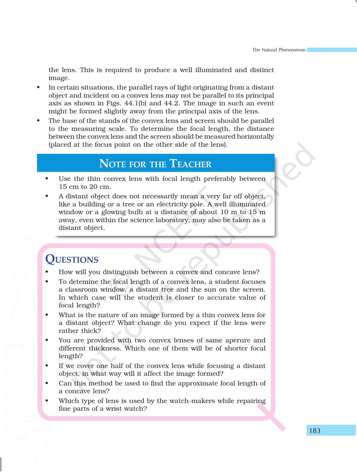NCERT Laboratory Manuals for Class X Science - The Natural Phenomenon - Page 52