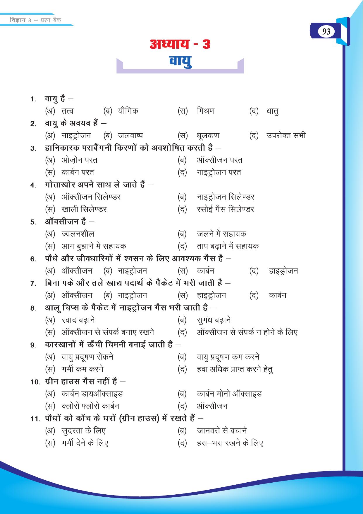 Chhattisgarh Board Class 8 Science Question Bank - Page 6
