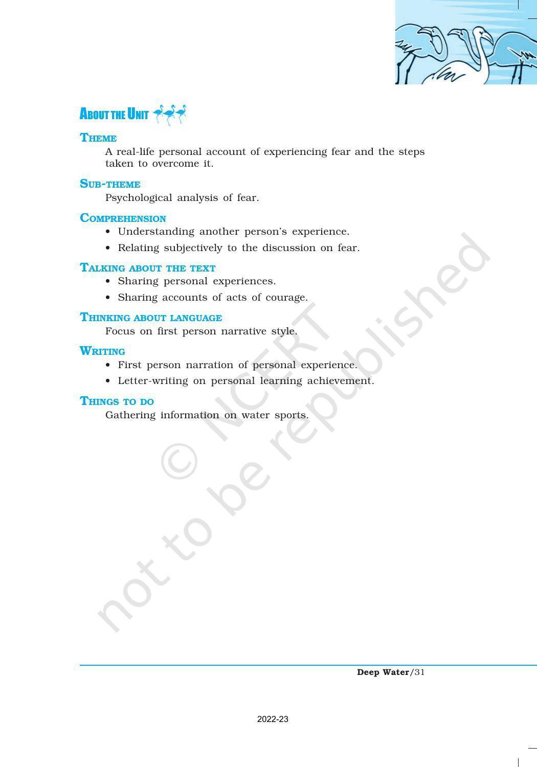 NCERT Book for Class 12 English Chapter 3 Deep Water - Page 9