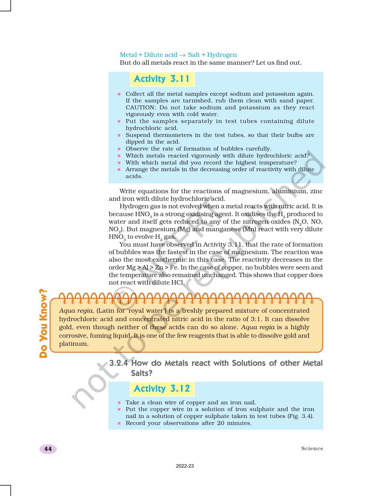 NCERT Book for Class 10 Science Chapter 3 Metals and Non-Metals - Page 8