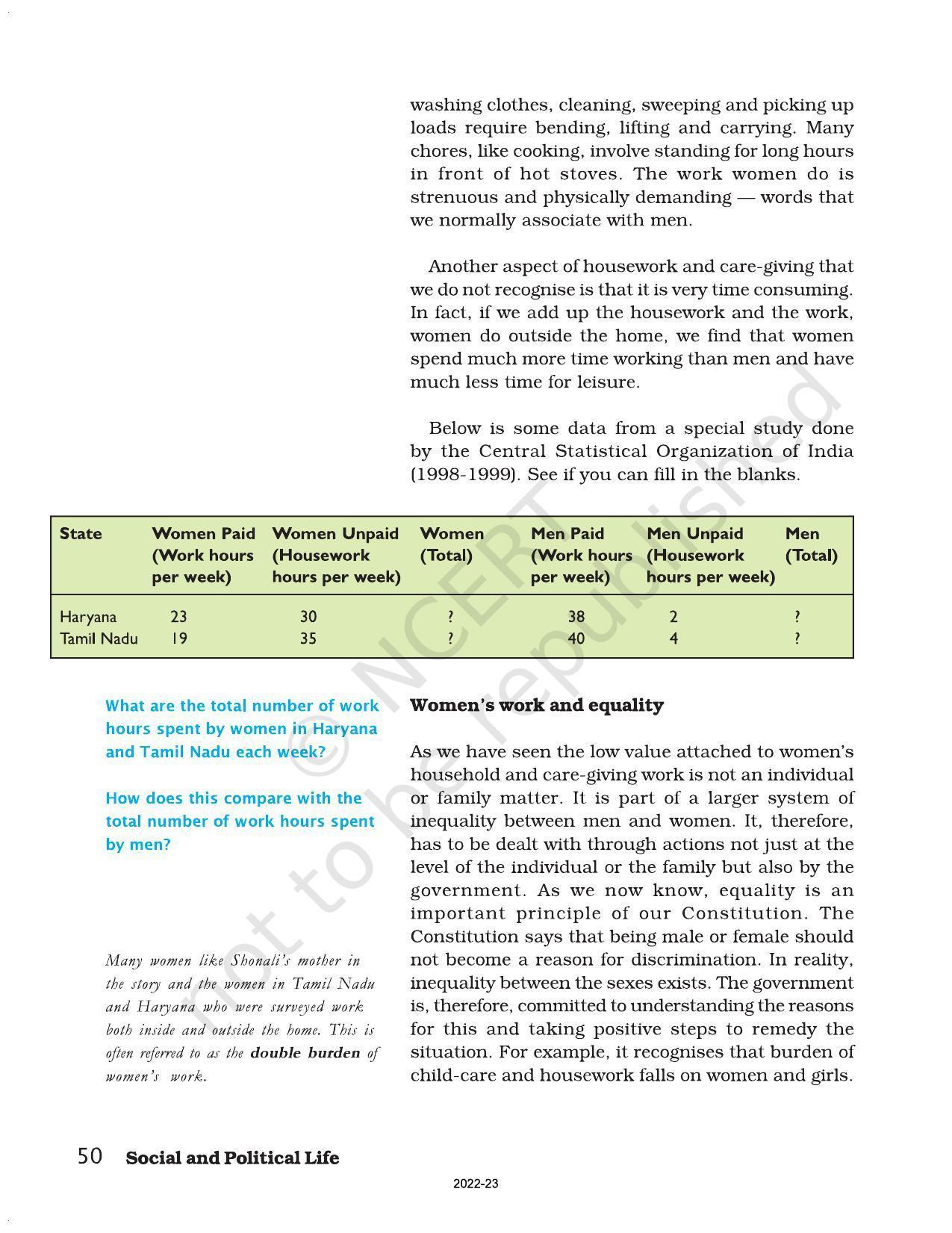 NCERT Book for Class 7 Social Science(Civics): Chapter 4-Growing up as Boys and Girls - Page 7