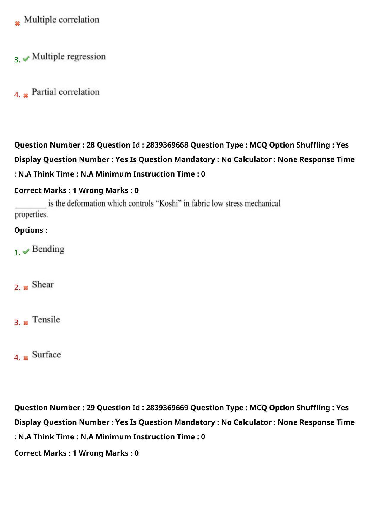 TS PGECET 2023: TX-TEXTILE TECHNOLOGY Question Papers - Page 19