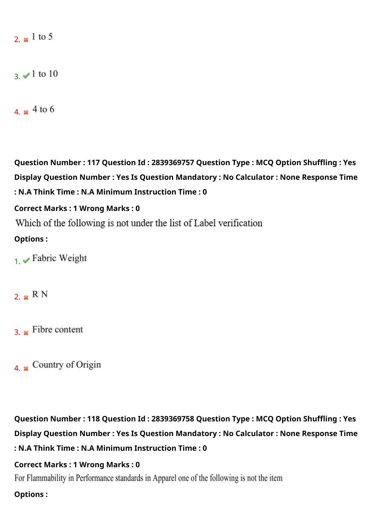 TS PGECET 2023: TX-TEXTILE TECHNOLOGY Question Papers - Page 69