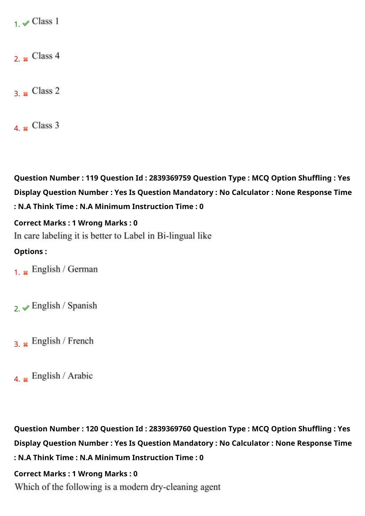 TS PGECET 2023: TX-TEXTILE TECHNOLOGY Question Papers - Page 70