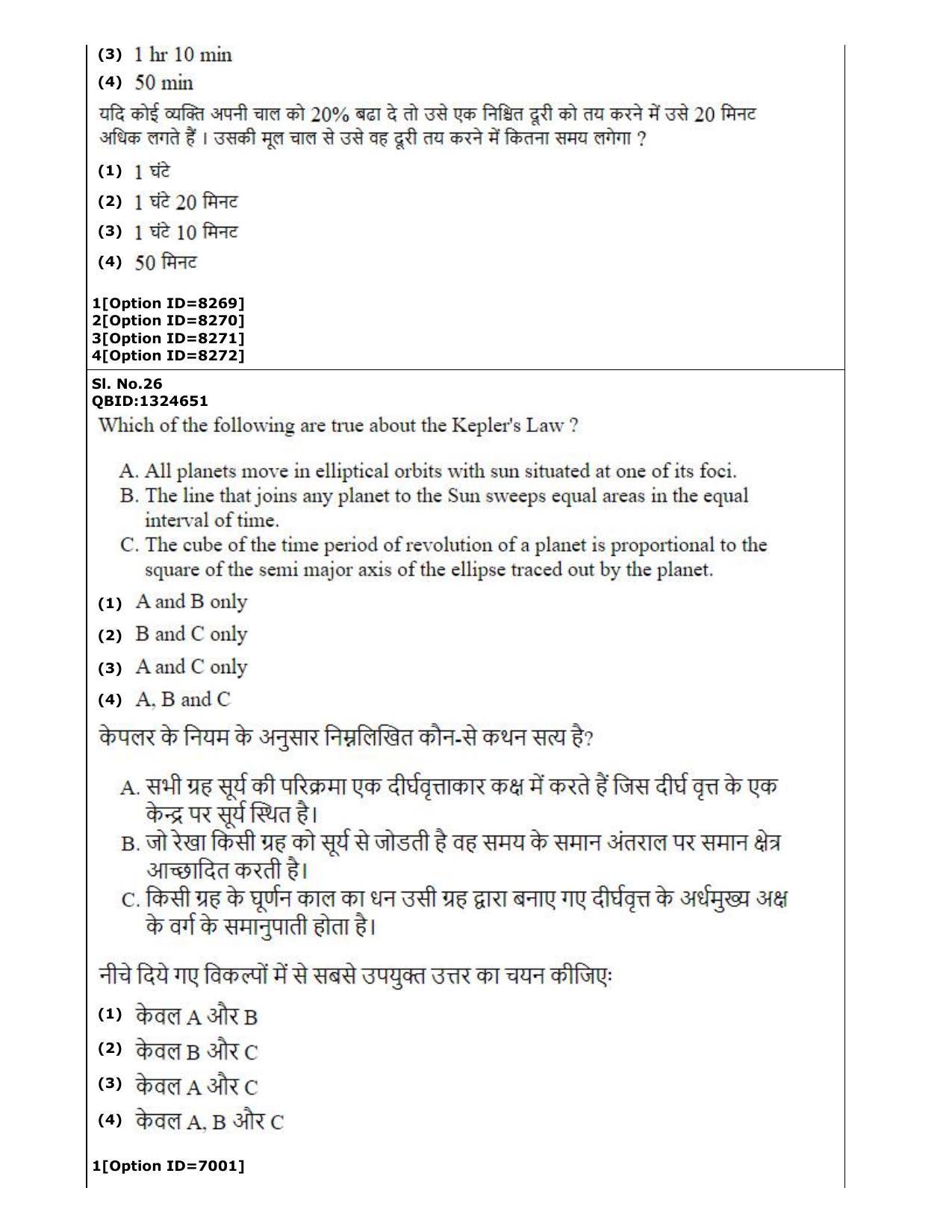 CUET (PG) 2022: PGQP-34 Atmospheric Science (3-09-2022) Question Paper - Page 14