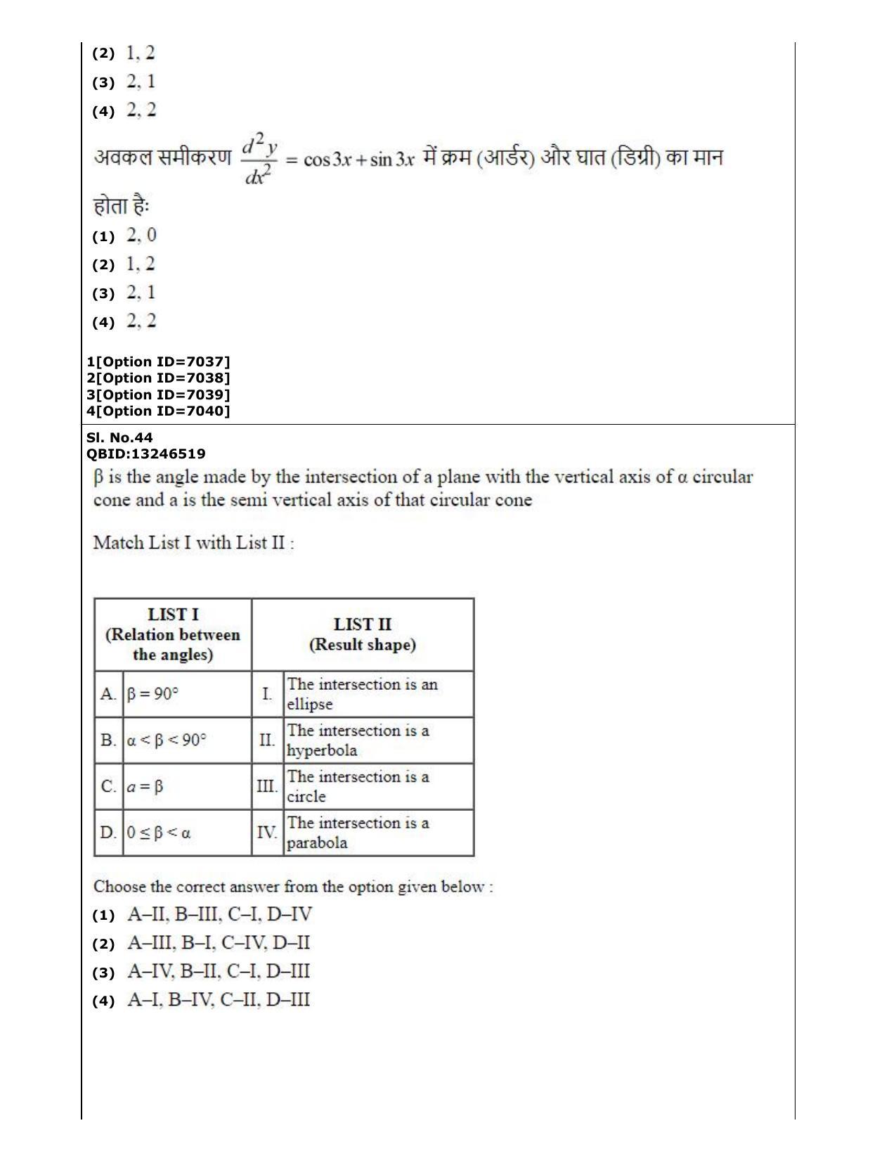 CUET (PG) 2022: PGQP-34 Atmospheric Science (3-09-2022) Question Paper - Page 23