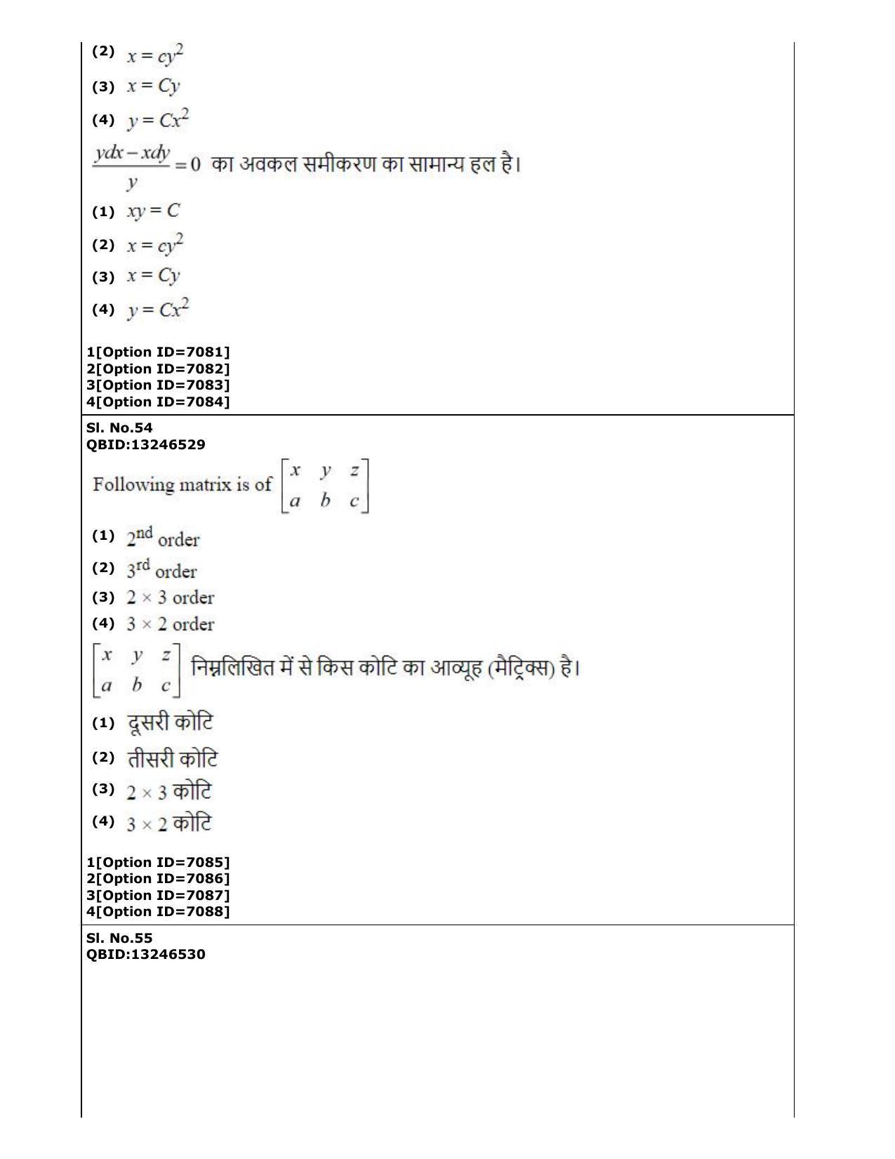 CUET (PG) 2022: PGQP-34 Atmospheric Science (3-09-2022) Question Paper - Page 29