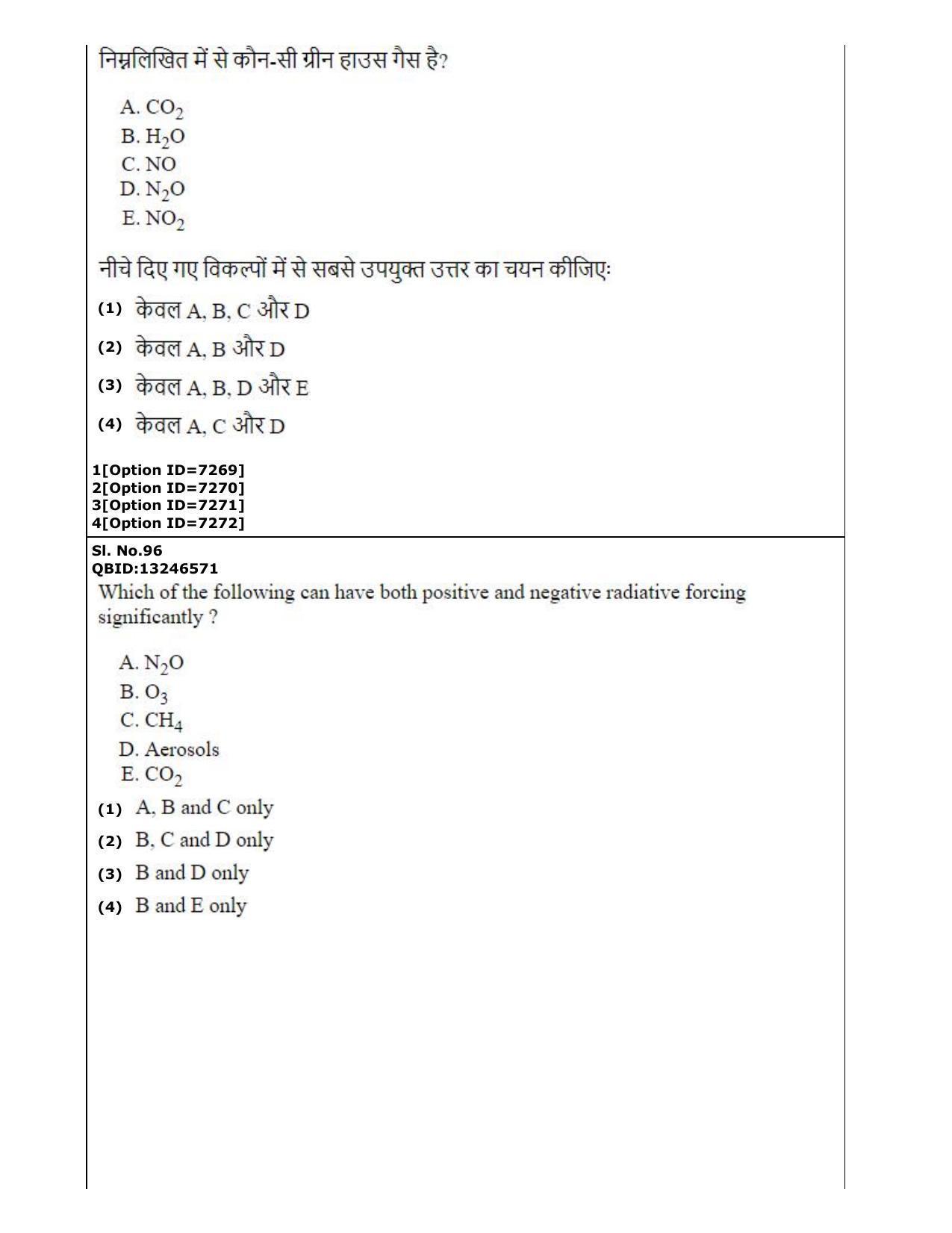 CUET (PG) 2022: PGQP-34 Atmospheric Science (3-09-2022) Question Paper - Page 55