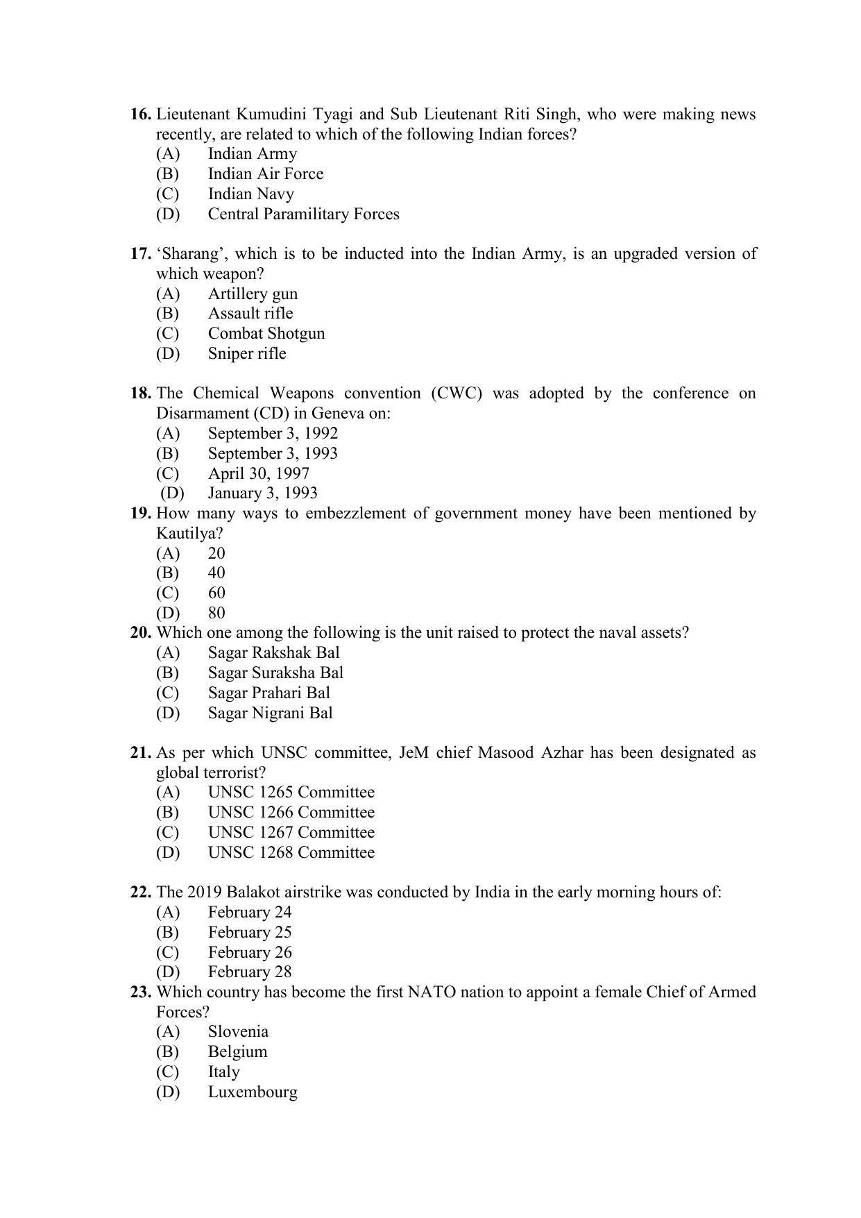 PU MPET Ancient Indian History & Archeology 2020 Question Papers - Page 10