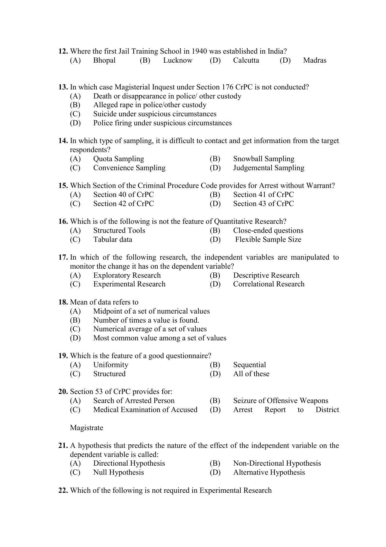 PU MPET Ancient Indian History & Archeology 2020 Question Papers - Page 49