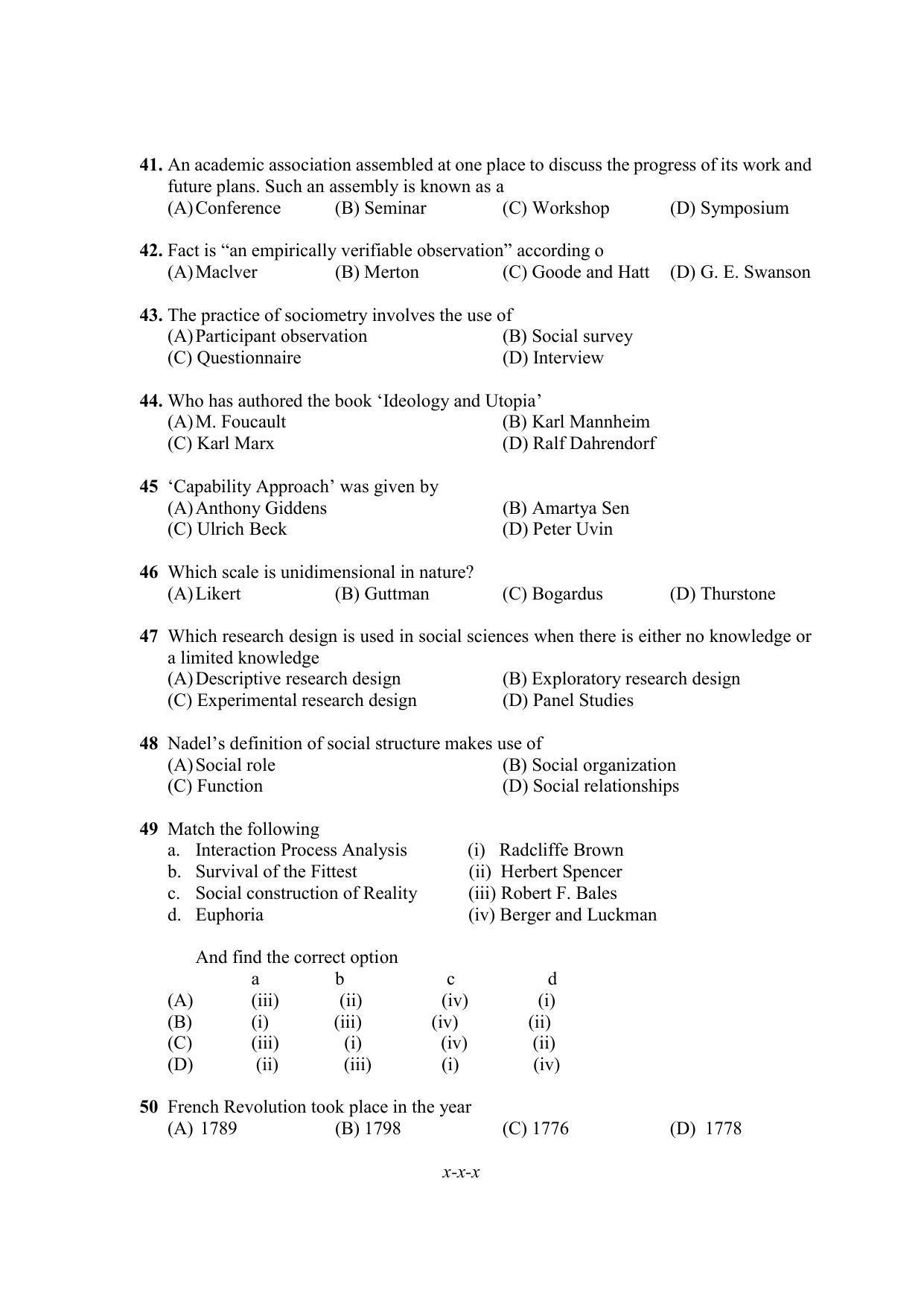 PU MPET Ancient Indian History & Archeology 2020 Question Papers - Page 78