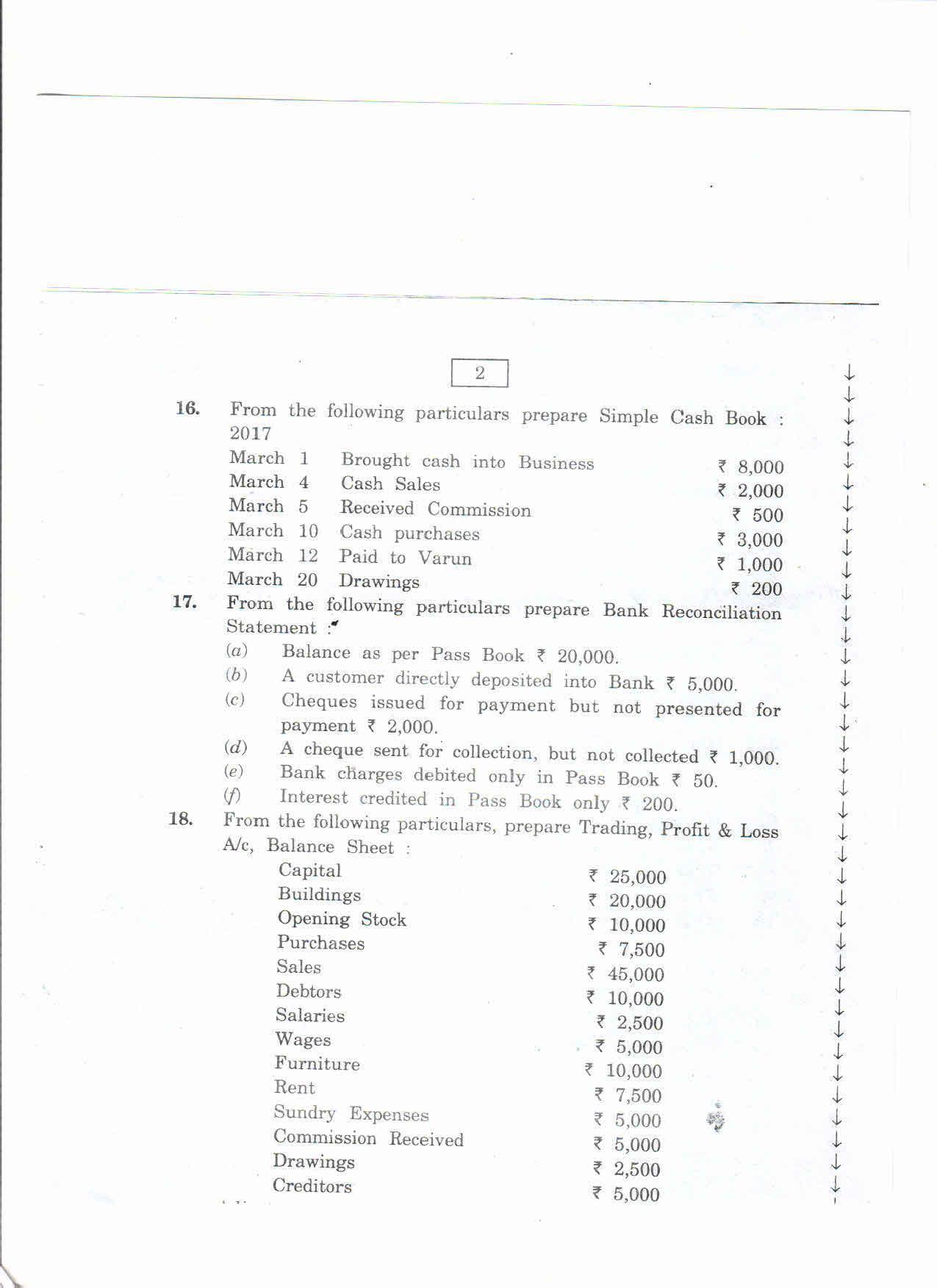 AP Inter 2nd Year Vocational Question Paper March - 2020 - Accountancy Computers - I - OAS - Page 2