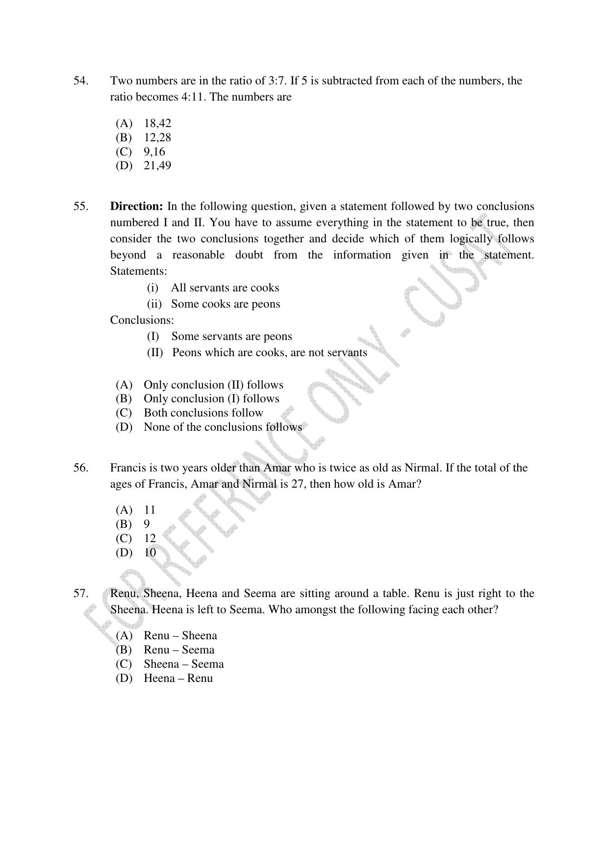 CUSAT CAT 2023 LLM Question Paper - Page 12