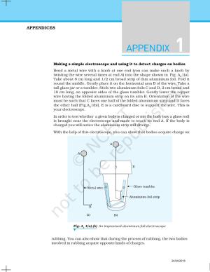 NCERT Laboratory Manuals for Class XII Physics - Appendix