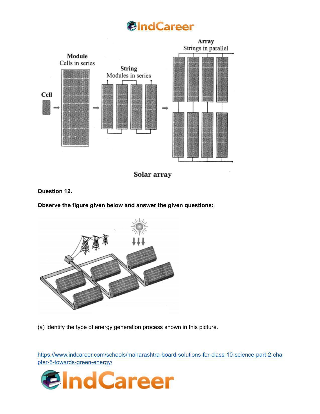 Maharashtra Board Solutions for Class 10- Science (Part 2): Chapter 5- Towards Green Energy - Page 45