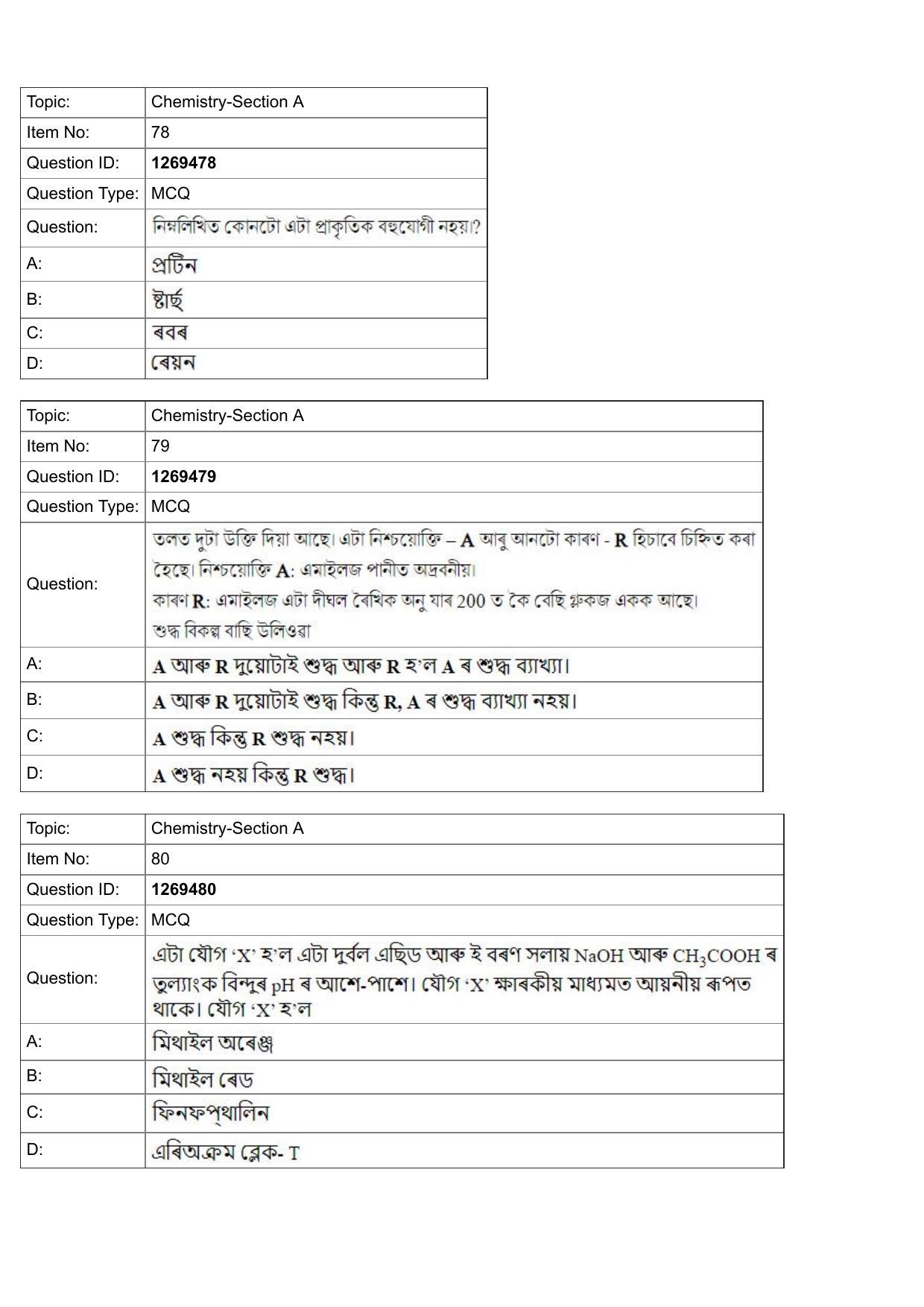 JEE Mains 2022: BTech Assamese (Shift 2) 29-07-2022 Question Paper - Page 28
