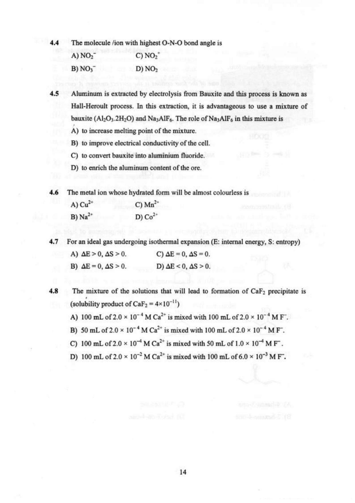 NEST 2009 Question Paper. - Page 16