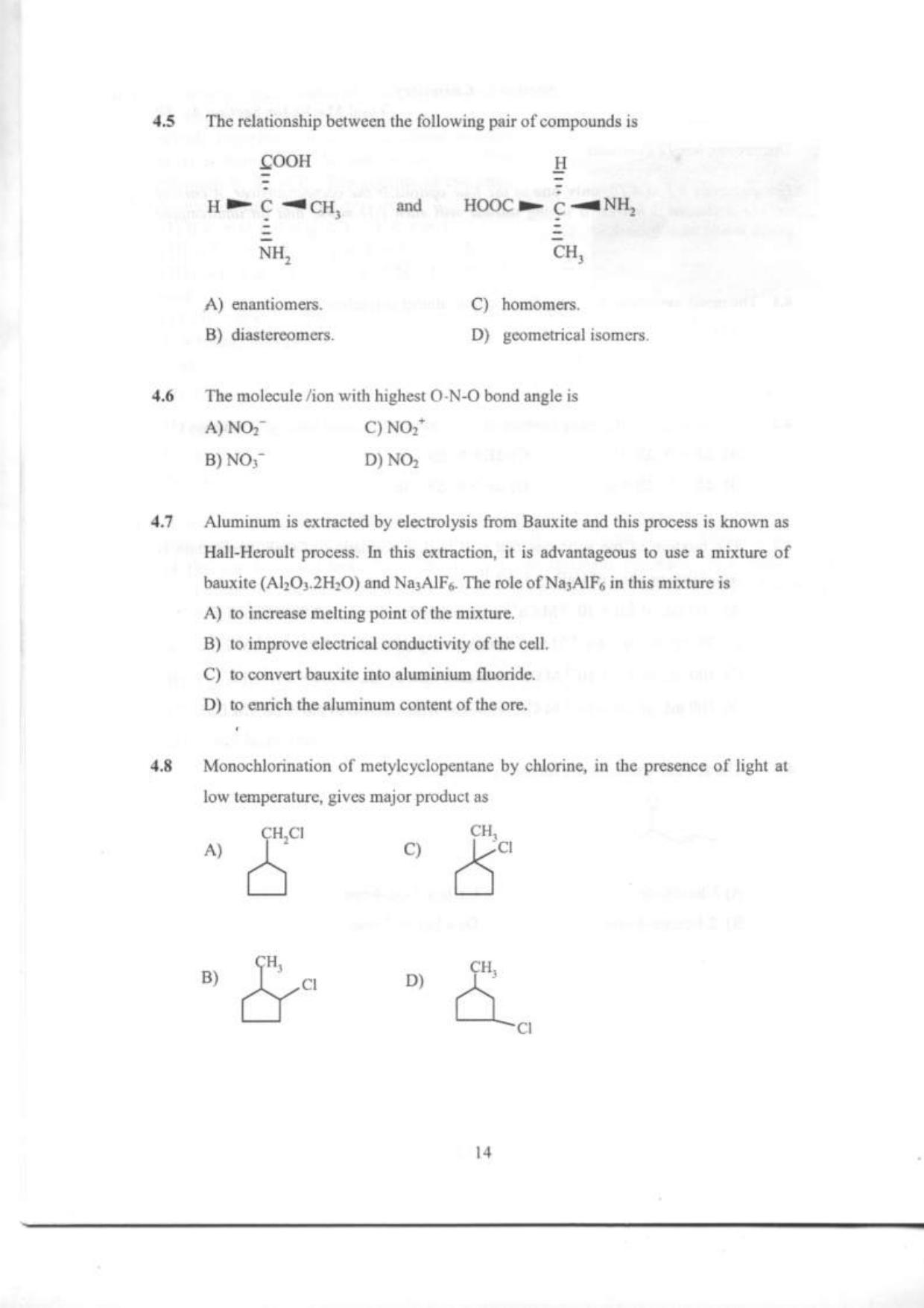 NEST 2009 Question Paper. - Page 40