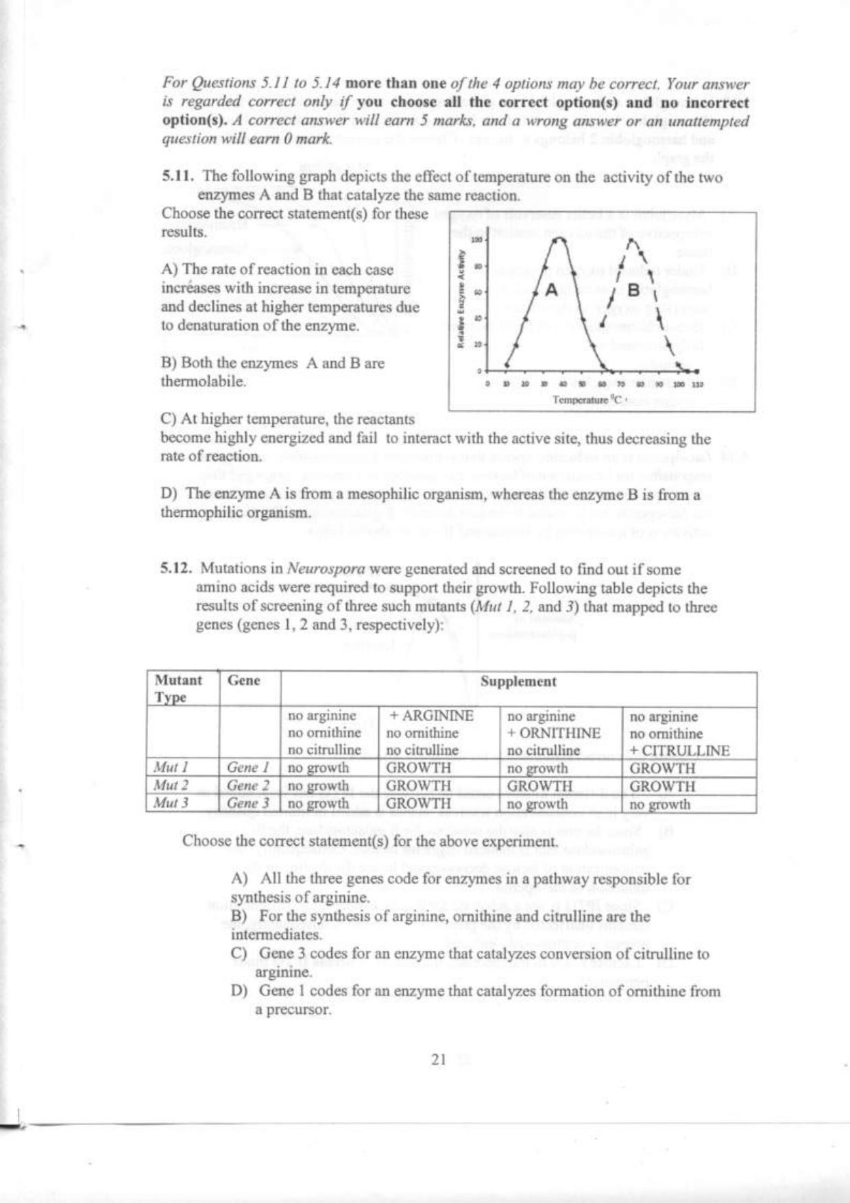 NEST 2009 Question Paper. - Page 47