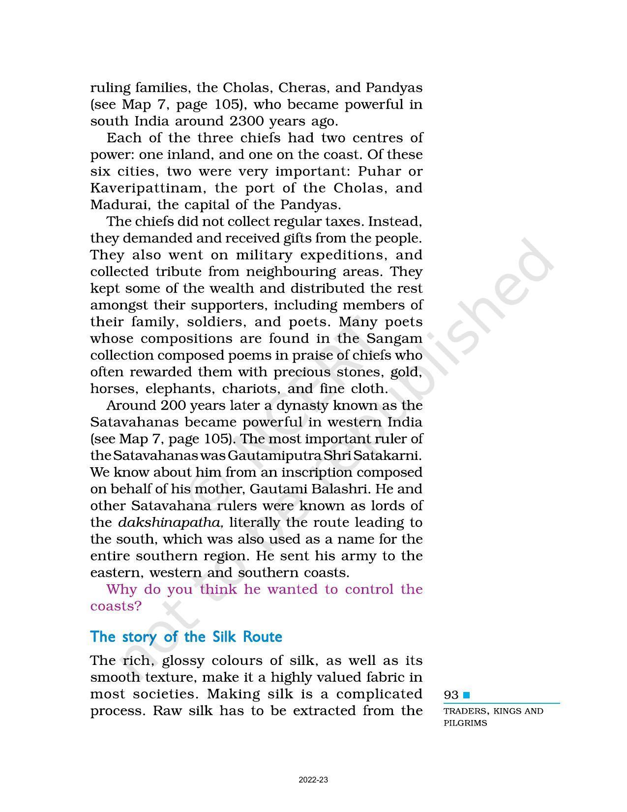 NCERT Book for Class 6 Social Science(History) : Chapter 9-Traders, Kings, and Pilgrims - Page 3