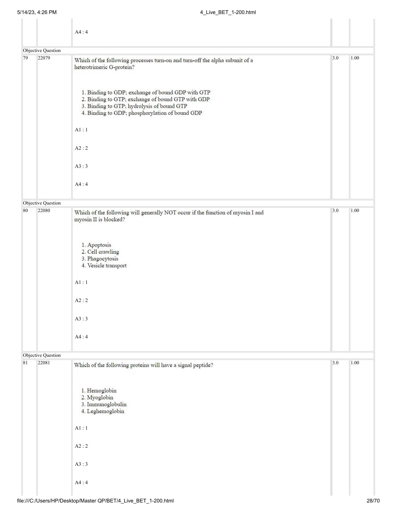 BET 2023 Question Paper - Page 28
