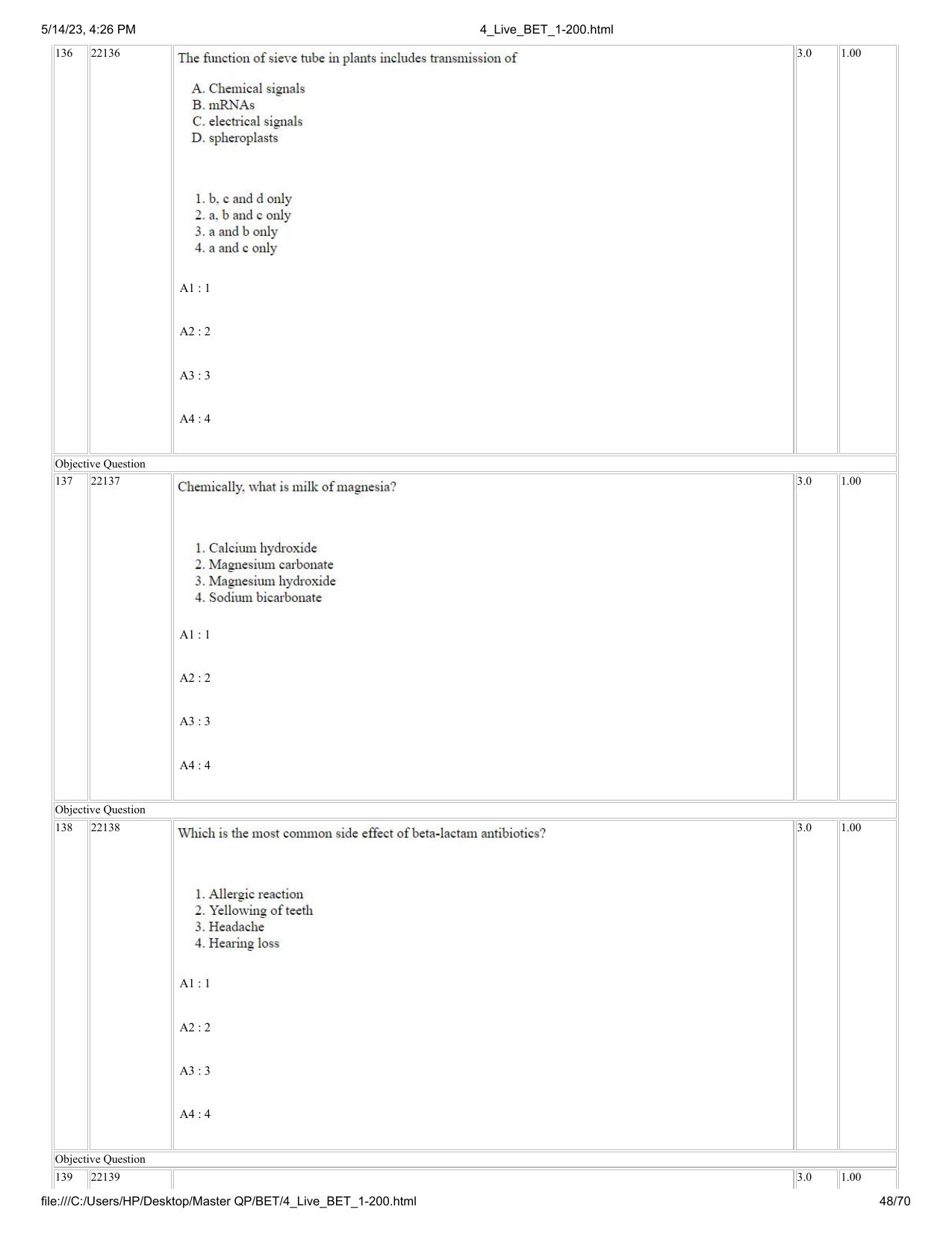 BET 2023 Question Paper - Page 48
