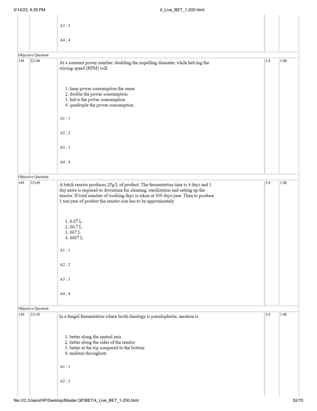 BET 2023 Question Paper - Page 52