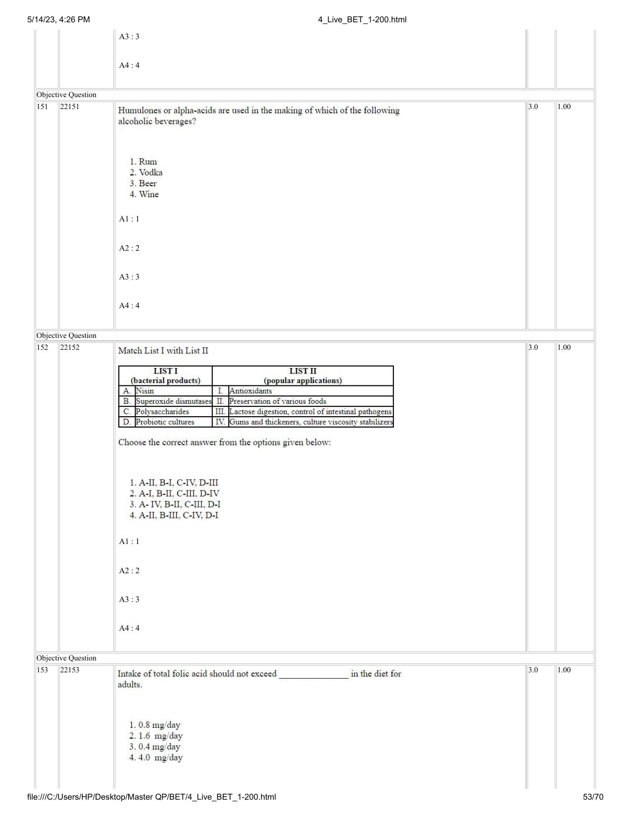 BET 2023 Question Paper - Page 53