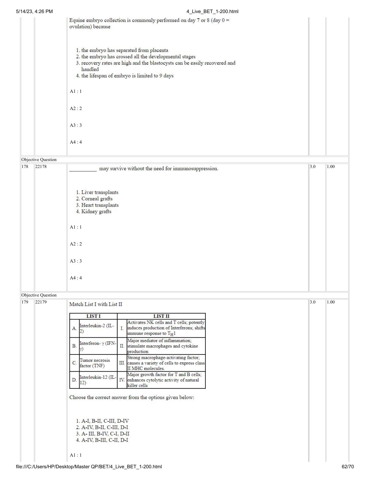 BET 2023 Question Paper - Page 62