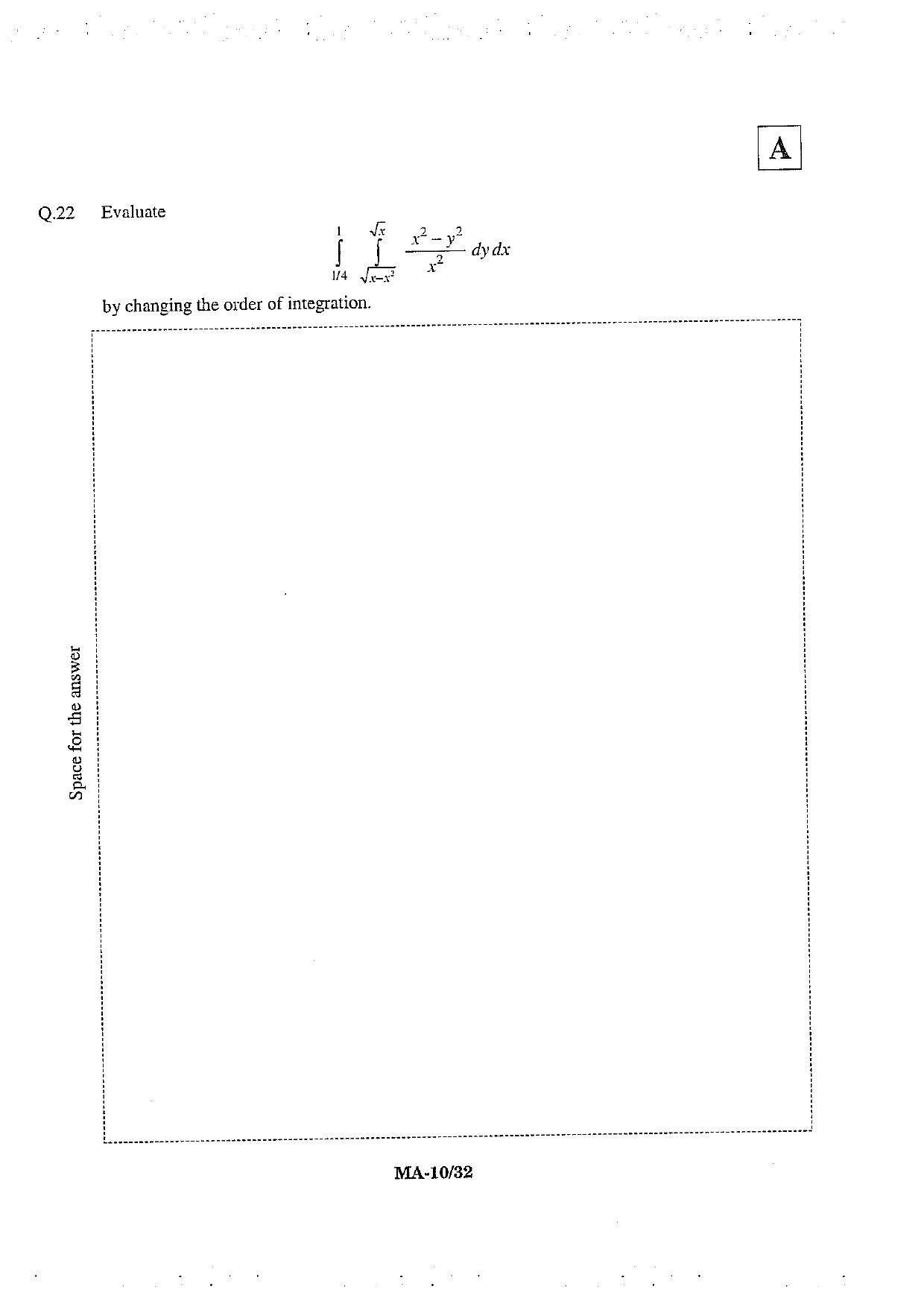 JAM 2013: MA Question Paper - Page 12