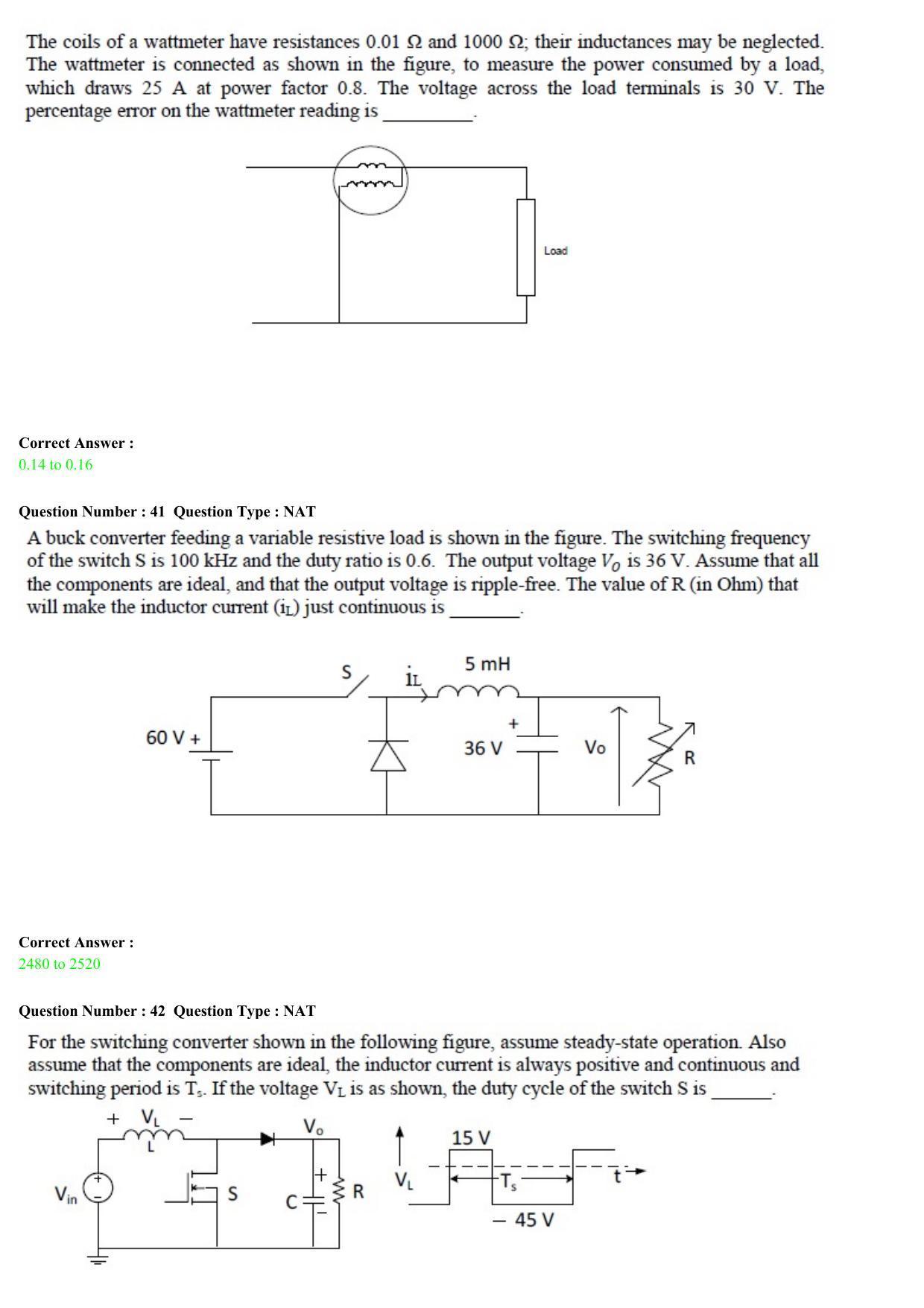 GATE 2015 Electrical Engineering (EE) Question Paper with Answer Key - Page 46