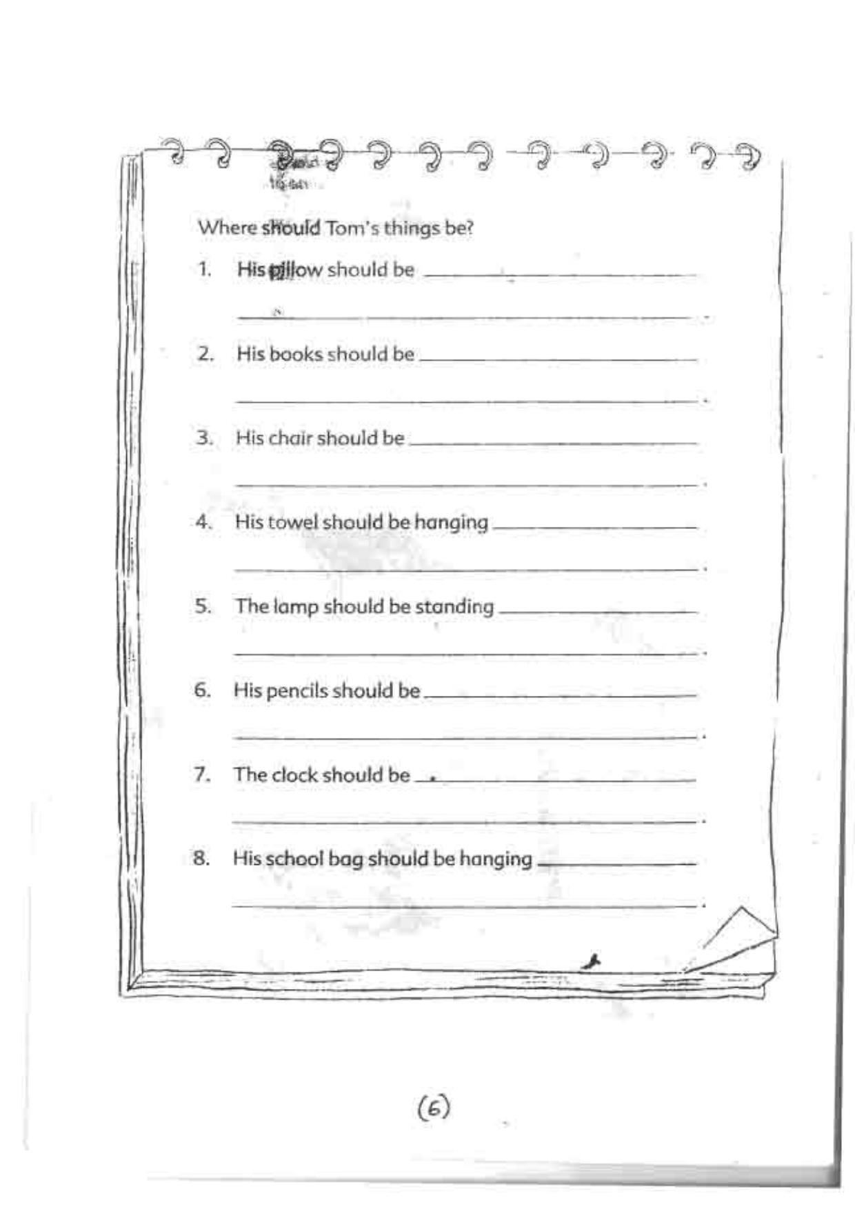 Worksheet for Class 4 English Assignment 148 - Page 7