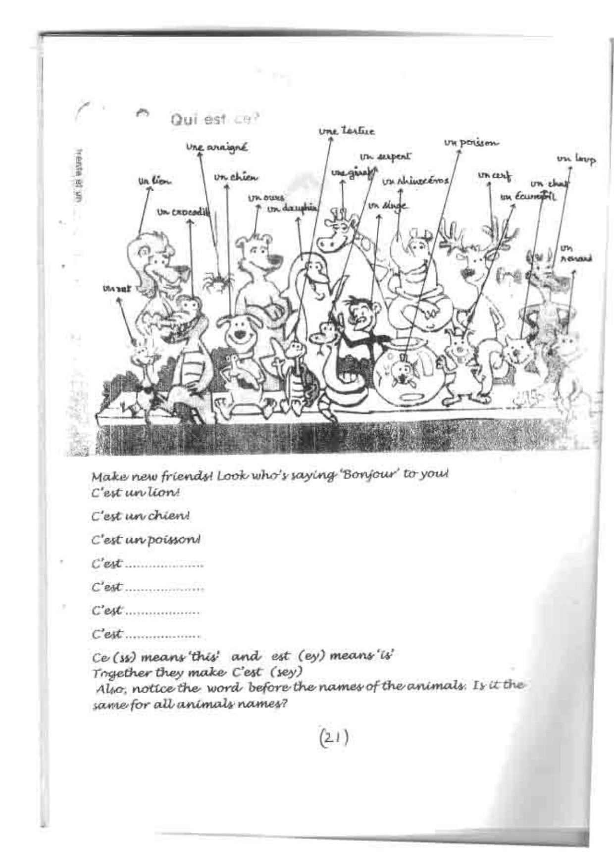 Worksheet for Class 4 English Assignment 148 - Page 21