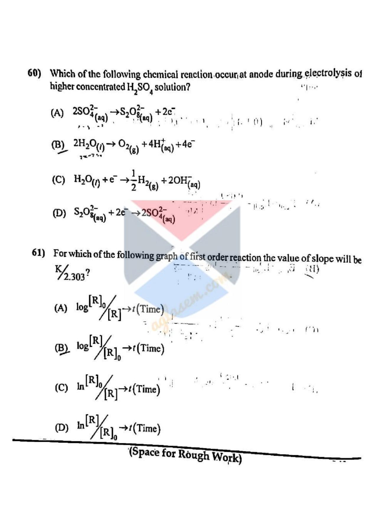 GUJCET Chemistry 2023 Question Paper - Page 7