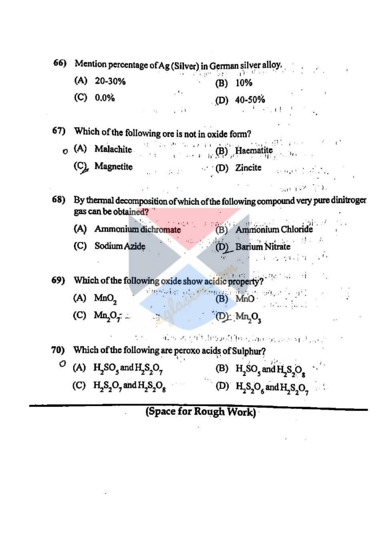 GUJCET Chemistry 2023 Question Paper - Page 9