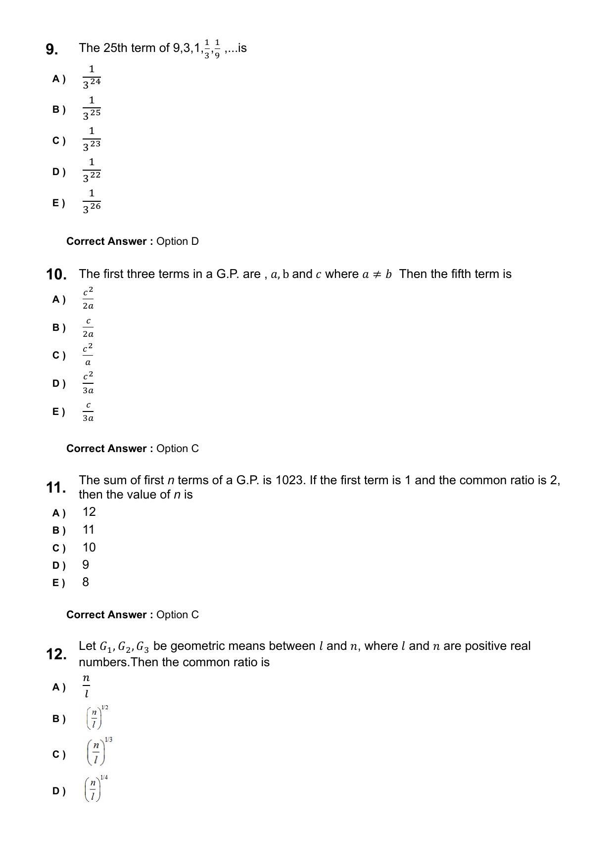 KEAM 2025 April 26 (Engineering) Question Paper with Answer Key - Page 3