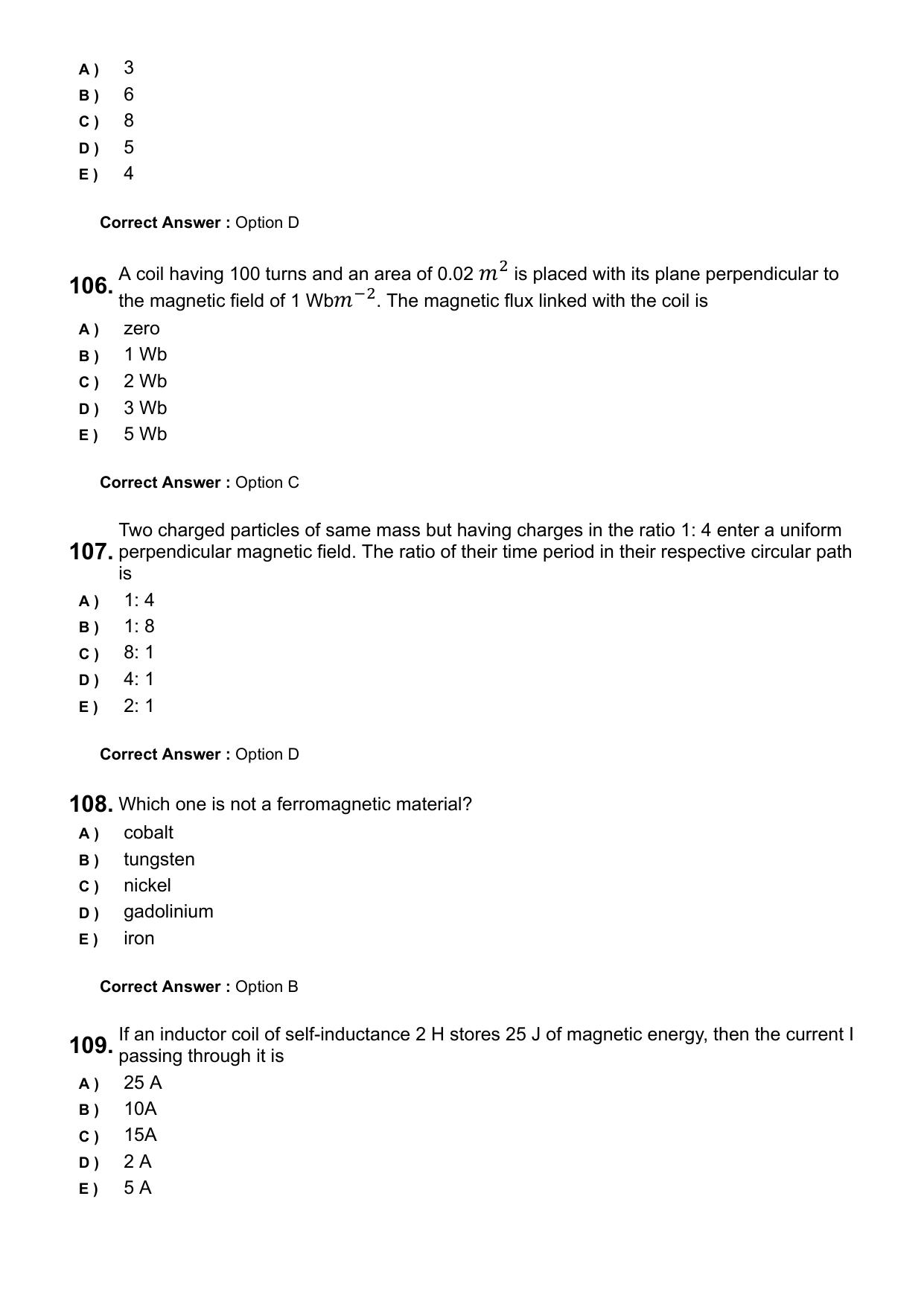 KEAM 2025 April 26 (Engineering) Question Paper with Answer Key - Page 27