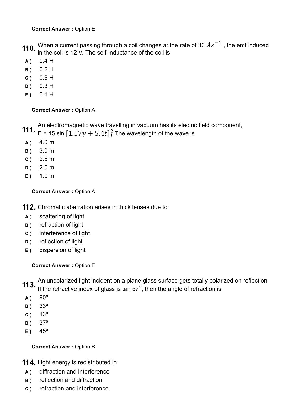 KEAM 2025 April 26 (Engineering) Question Paper with Answer Key - Page 28