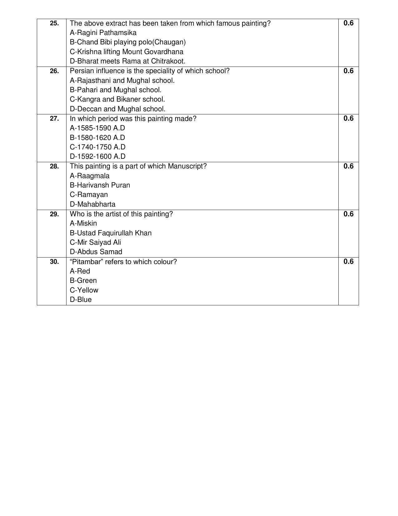 CBSE Class 12th Applied Arts (Commercial Art) Sample Question Paper 2021-22 - Page 4